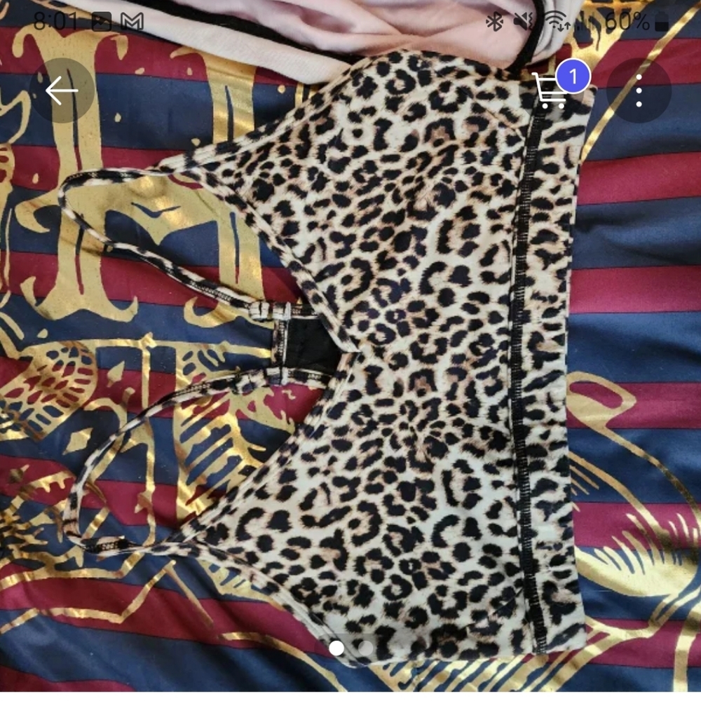 Zyia leopard sports bra